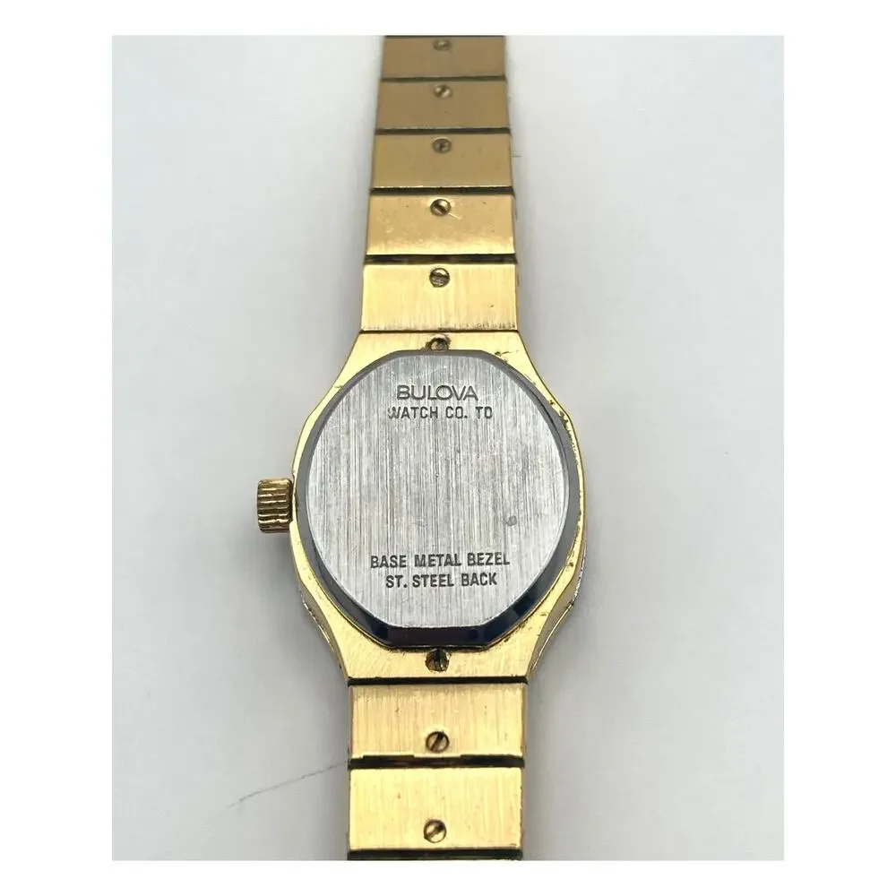VTG Bulova Women's Petite Cocktail Dress Watch 17mm - Fresh Battery-Wrist 6-6.25
